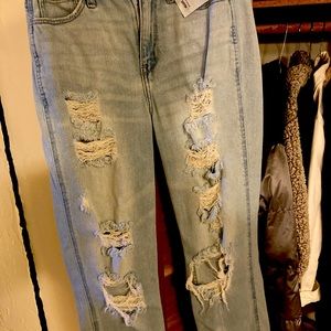 Hollister ultra hi rise mom jeans 24/27